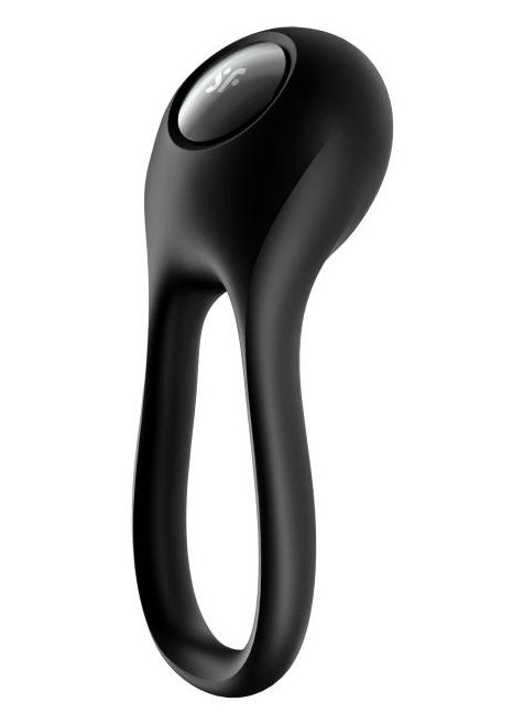 Черное эрекционное виброкольцо Majestic Duo - Satisfyer - в Камышине купить с доставкой