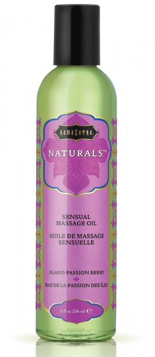 Массажное масло Naturals Island Passion Berry с ароматом тропических фруктов - 236 мл. - Kama Sutra - купить с доставкой в Камышине