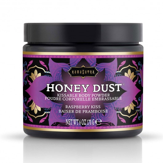 Пудра для тела Honey Dust Body Powder с ароматом малины - 170 гр. - Kama Sutra - купить с доставкой в Камышине