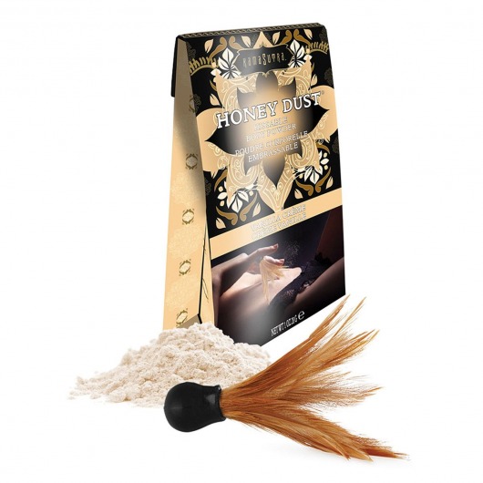 Пудра для тела Honey Dust Body Powder с ароматом ванили - 28 гр. - Kama Sutra - купить с доставкой в Камышине