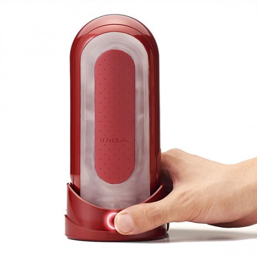 Красный мастурбатор Flip Zero Red   Warmer с подогревом - Tenga - в Камышине купить с доставкой