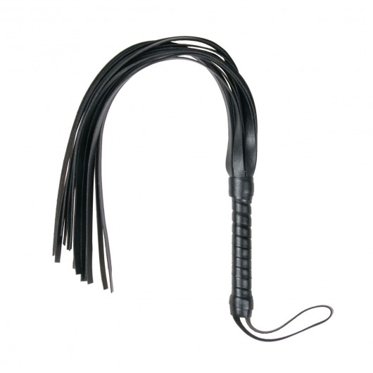 Черный флоггер Flogger Whip - 46 см. - Easy toys - купить с доставкой в Камышине