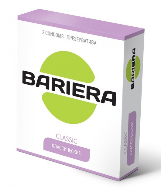 Классические презервативы Bariera Classic - 3 шт. - Bariera - купить с доставкой в Камышине