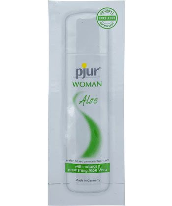 Лубрикант на водной основе pjur WOMAN Aloe - 2 мл. - Pjur - купить с доставкой в Камышине