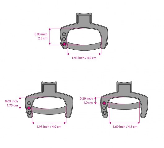 Кольцо с зажимом для мошонки для пояса верности Pubic Enemy - MyStim - купить с доставкой в Камышине