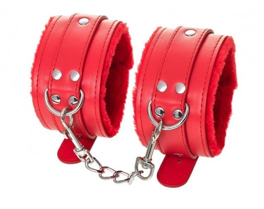 Красные оковы Anonymo из искусственной кожи - ToyFa - купить с доставкой в Камышине