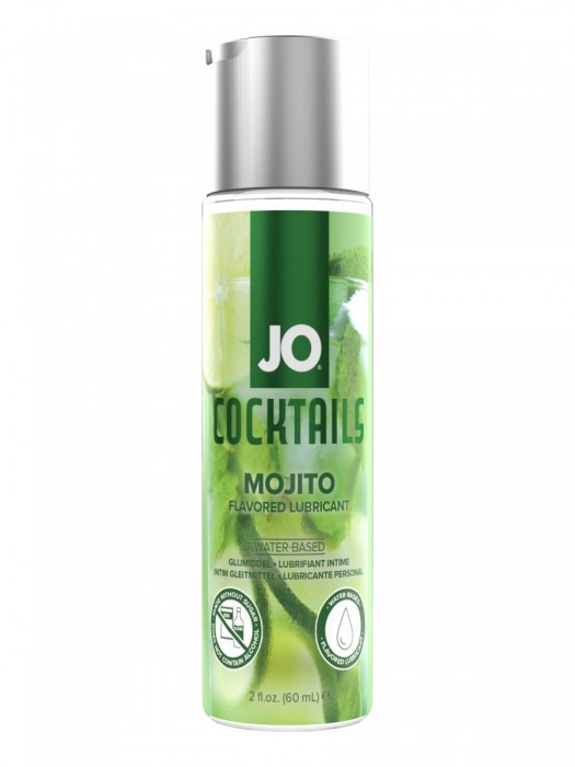 Вкусовой лубрикант на водной основе JO Cocktails Mojito - 60 мл. - System JO - купить с доставкой в Камышине