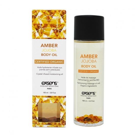 Органическое массажное масло AMBER JOJOBA - 100 мл. - Exsens - купить с доставкой в Камышине
