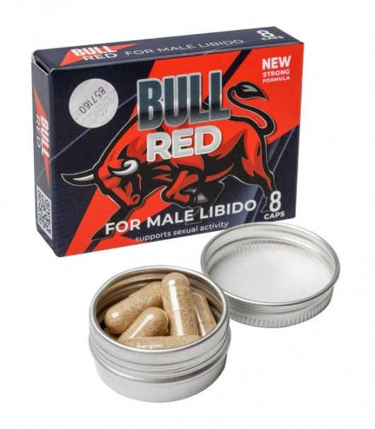 Пищевой концентрат для мужчин BULL RED - 8 капсул - Sitabella - купить с доставкой в Камышине