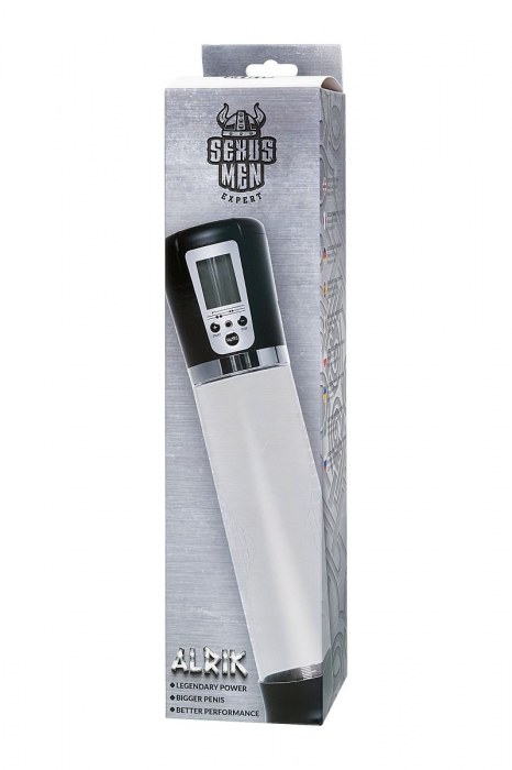 Прозрачная автоматическая помпа для пениса Alrik - Sexus - в Камышине купить с доставкой