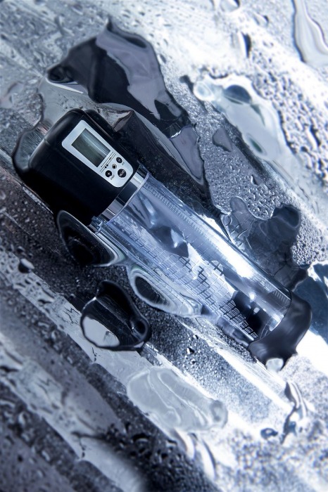 Прозрачная автоматическая помпа для пениса Alrik - Sexus - в Камышине купить с доставкой