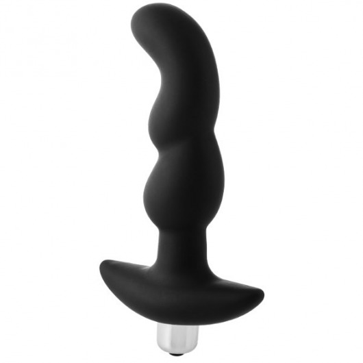 Черная вибропробка для простаты FantASStic Vibrating Prostate Plug - 14,5 см. - Dream Toys - в Камышине купить с доставкой