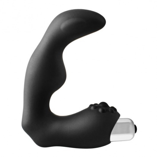 Черный вибромассажер простаты FantASStic Vibrating Prostate Massager - 11,3 см. - Dream Toys - в Камышине купить с доставкой