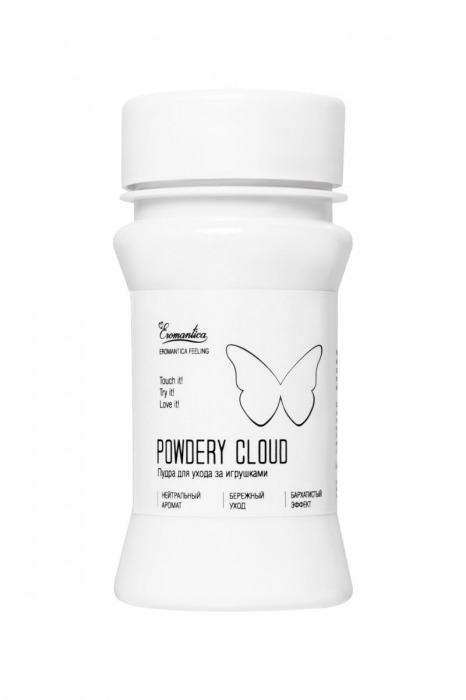 Пудра для ухода за игрушками Powdery Cloud с нейтральным ароматом - 40 гр. - Eromantica - купить с доставкой в Камышине