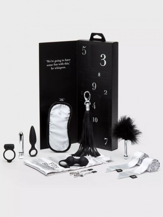 Эротический набор Pleasure Overload 10 Days of Play Gift Set - Fifty Shades of Grey - купить с доставкой в Камышине