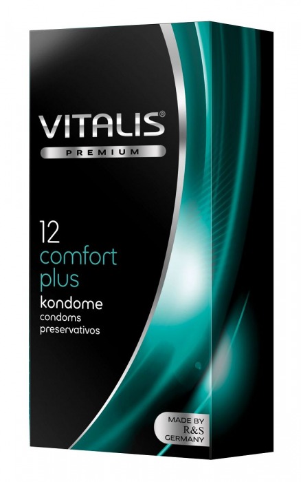 Контурные презервативы VITALIS PREMIUM comfort plus - 12 шт. - Vitalis - купить с доставкой в Камышине