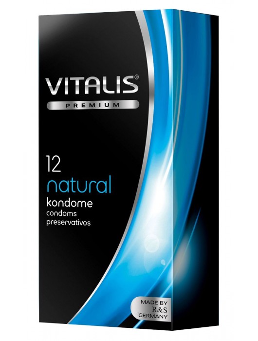 Классические презервативы VITALIS PREMIUM natural - 12 шт. - Vitalis - купить с доставкой в Камышине