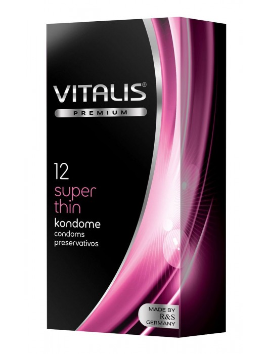 Ультратонкие презервативы VITALIS PREMIUM super thin - 12 шт. - Vitalis - купить с доставкой в Камышине