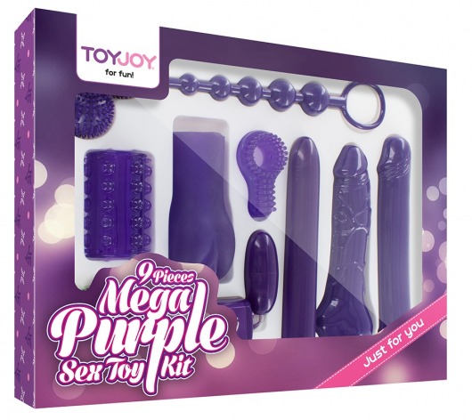 Эротический набор Toy Joy Mega Purple - Toy Joy - купить с доставкой в Камышине
