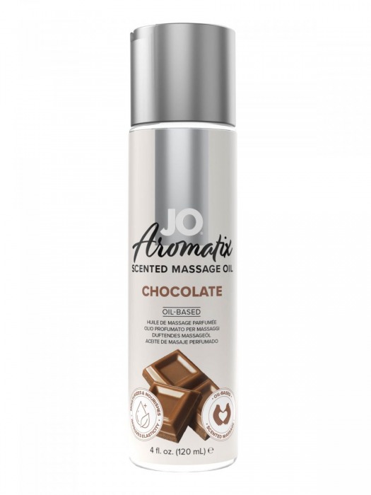 Массажное масло JO Aromatix Massage Oil Chocolate с ароматом шоколада - 120 мл. - System JO - купить с доставкой в Камышине