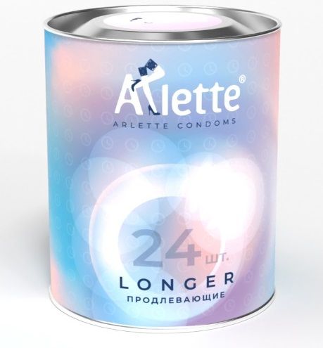 Презервативы Arlette Longer с продлевающим эффектом - 24 шт. - Arlette - купить с доставкой в Камышине