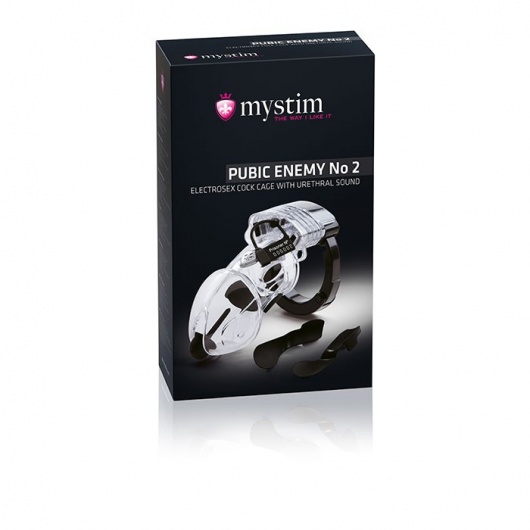 Пояс верности Pubic Enemy №2 с электростимуляцией уретры - MyStim - купить с доставкой в Камышине