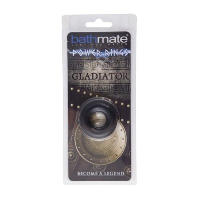 Чёрное эрекционное кольцо Gladiator - Bathmate - в Камышине купить с доставкой