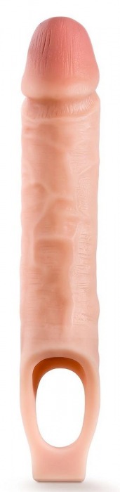 Телесная насадка на пенис 10 Inch Cock Sheath Extender - 25 см. - Blush Novelties - в Камышине купить с доставкой