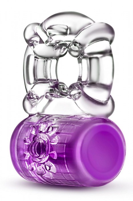 Фиолетовое эрекционное виброкольцо Pleaser Rechargeable C-Ring - Blush Novelties - в Камышине купить с доставкой