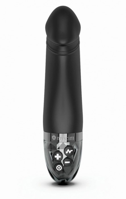 Черный вибратор с электростимуляцией Real Deal Neal - 16,5 см. - MyStim - купить с доставкой в Камышине