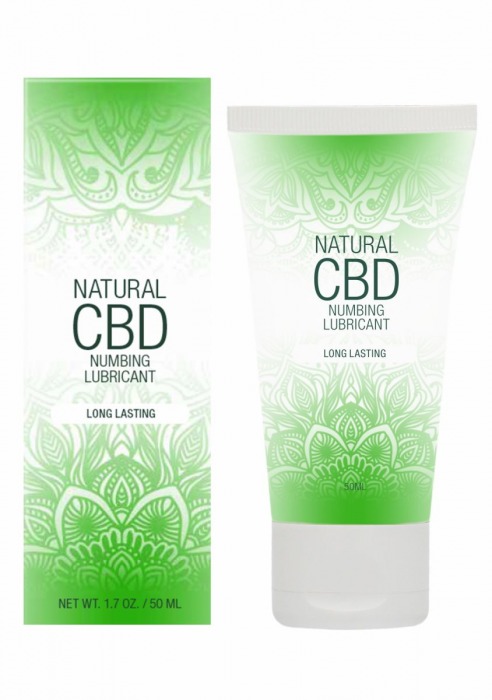 Лубрикант с пролонгирующим эффектом Natural CBD Numbing Lubricant - 50 мл. - Shots Media BV - купить с доставкой в Камышине