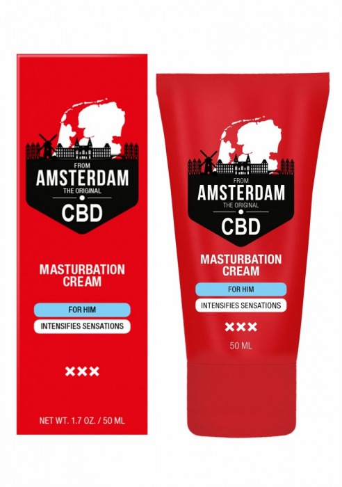 Крем для мастурбации для мужчин CBD from Amsterdam Masturbation Cream For Him - 50 мл. - Shots Media BV - купить с доставкой в Камышине