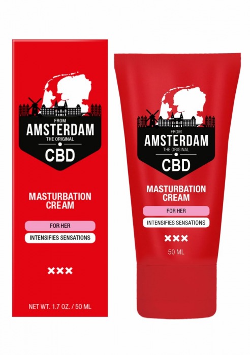 Крем для мастурбации для женщин CBD from Amsterdam Masturbation Cream For Her - 50 мл. - Shots Media BV - купить с доставкой в Камышине