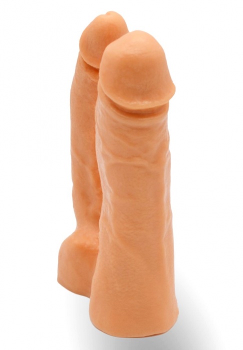 Двойной фаллоимитатор на трусиках с плугом - 15 см. - LOVETOY (А-Полимер) - купить с доставкой в Камышине