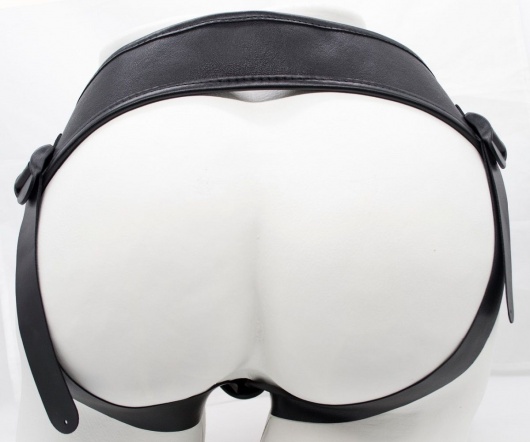 Двойной фаллоимитатор на трусиках с плугом - 15 см. - LOVETOY (А-Полимер) - купить с доставкой в Камышине