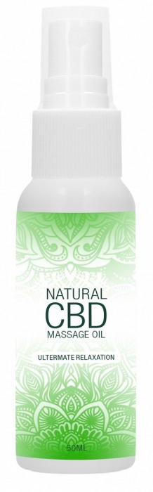 Массажное масло Natural CBD Massage Oil - 50 мл. - Shots Media BV - купить с доставкой в Камышине