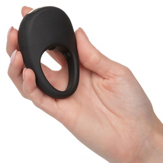 Черное эрекционное виброкольцо Silicone Rechargeable Pleasure Ring - California Exotic Novelties - в Камышине купить с доставкой