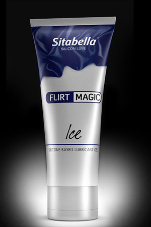 Силиконовая гель-смазка FLIRT MAGIC Ice с лёгким пролонгирующим эффектом - 75 мл. - Sitabella - купить с доставкой в Камышине