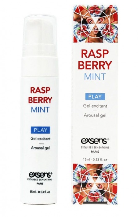 Возбуждающий гель Raspberry Mint с ароматом малины и мяты - 15 мл. - Exsens - купить с доставкой в Камышине