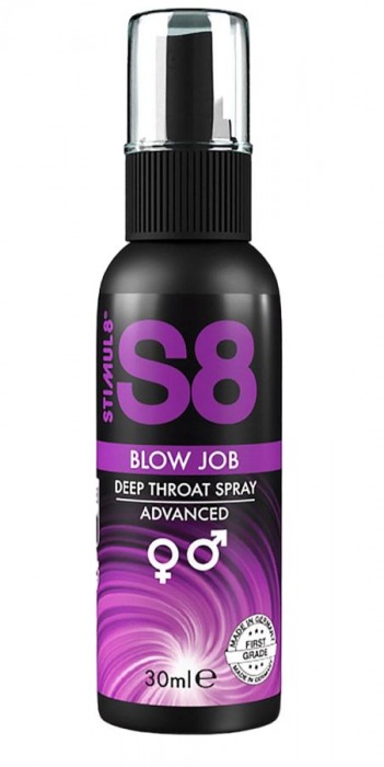 Лубрикант для орального секса S8 Deep Throat Spray - 30 мл. - Stimul8 - купить с доставкой в Камышине