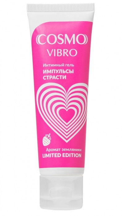 Возбуждающий гель на водно-силиконовой основе Cosmo Vibro с ароматом земляники - 50 гр. - Биоритм - купить с доставкой в Камышине