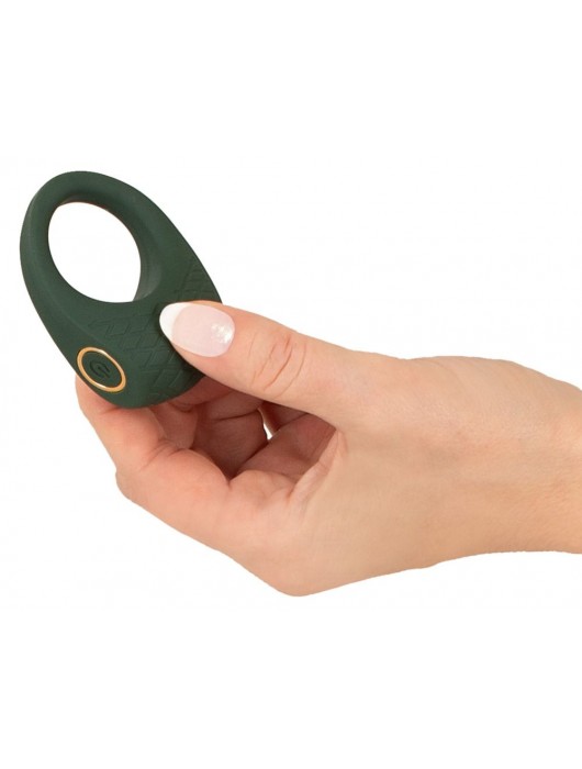 Зеленое эрекционное виброкольцо Luxurious Vibro Cock Ring - Orion - в Камышине купить с доставкой