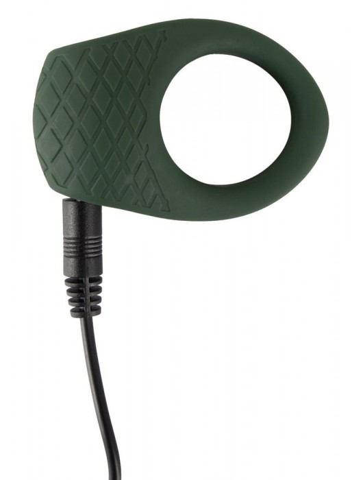 Зеленое эрекционное виброкольцо Luxurious Vibro Cock Ring - Orion - в Камышине купить с доставкой