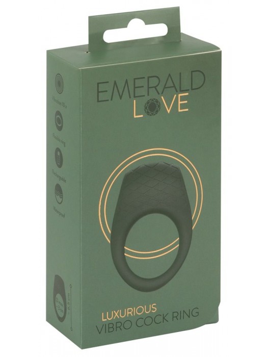 Зеленое эрекционное виброкольцо Luxurious Vibro Cock Ring - Orion - в Камышине купить с доставкой