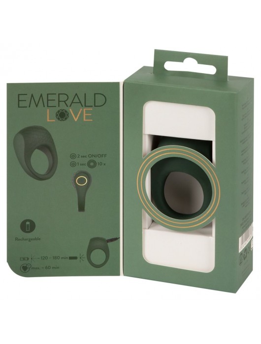 Зеленое эрекционное виброкольцо Luxurious Vibro Cock Ring - Orion - в Камышине купить с доставкой