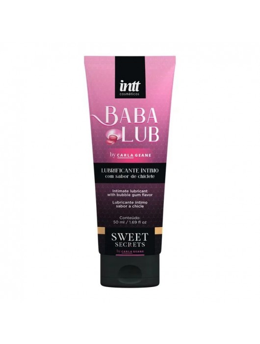 Лубрикант на водной основе Babalub с ароматом жвачки - 50 мл. - INTT - купить с доставкой в Камышине