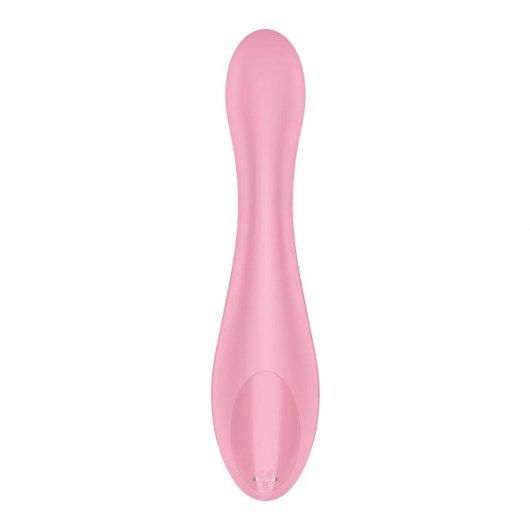 Розовый вибромассажер G-Force - 19 см. - Satisfyer