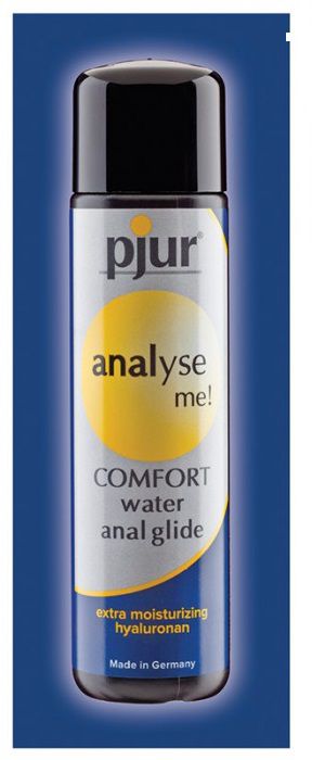 Анальный лубрикант pjur ANALYSE ME Comfort Water Anal Glide - 2 мл. - Pjur - купить с доставкой в Камышине