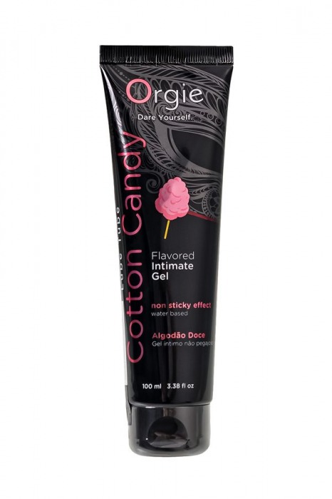 Интимный гель на водной осное Lube Tube Cotton Candy со вкусом сахарной ваты - 100 мл. - ORGIE - купить с доставкой в Камышине