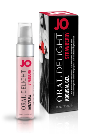 Клубничный лубрикант для оральных ласк Oral Delight Strawberry Sensation - 30 мл. - System JO - купить с доставкой в Камышине